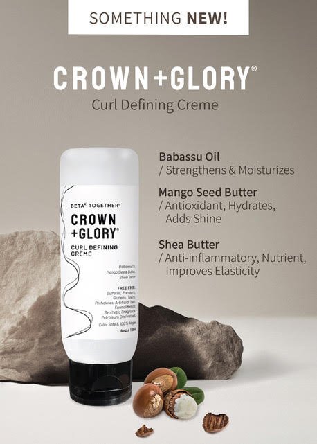CROWN + GLORY® Curl Defining Crème - Brocato Products